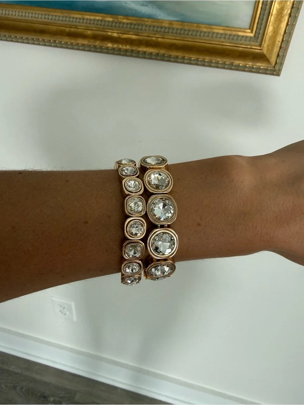 Gold bracelets